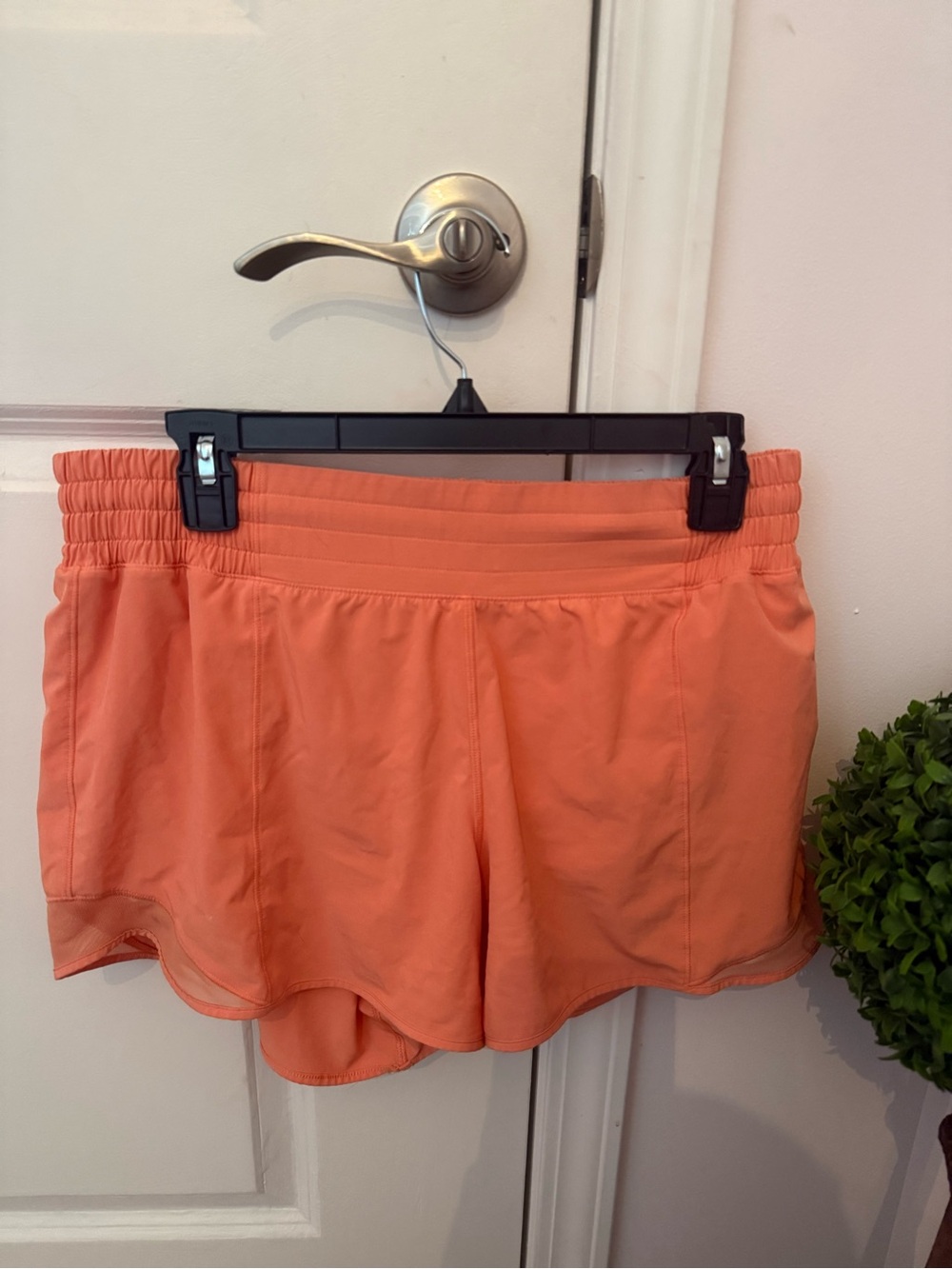 Peach Lululemon hotty hots Athletic Shorts